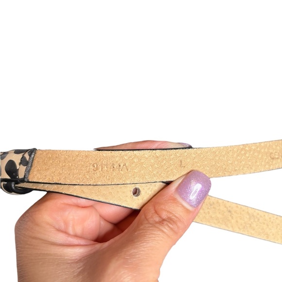 Chetah print leather belt. In good used condition. - Picture 8 of 8